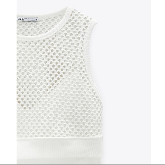 NWT- Zara CONTRAST DRESS Size S - Picture 3 of 6